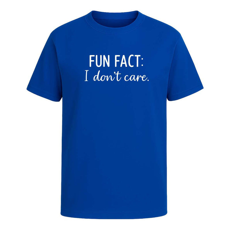 Playera "Fun Fact I Don't Care" - Hombre