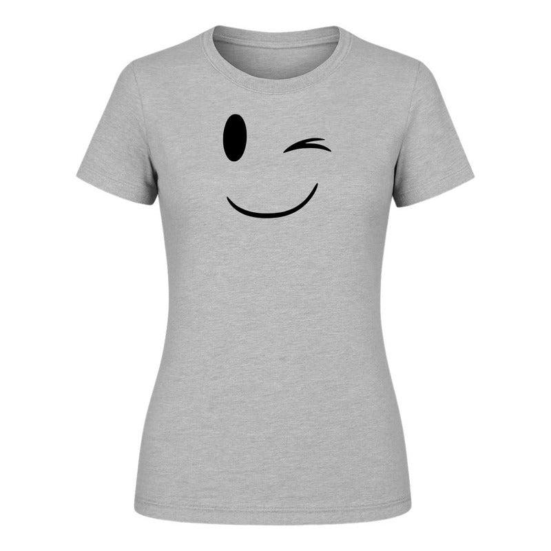 Playera "Emoji Guiñando Ojo" - Dama