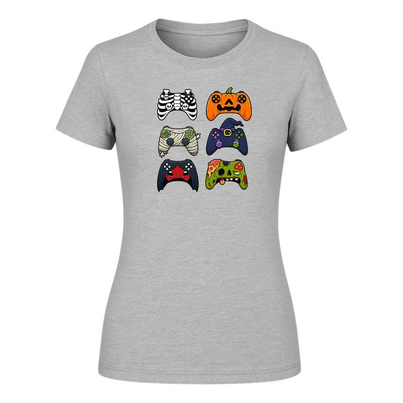 Playera Controles Gamer Halloween Videojuegos Regalo De Dama