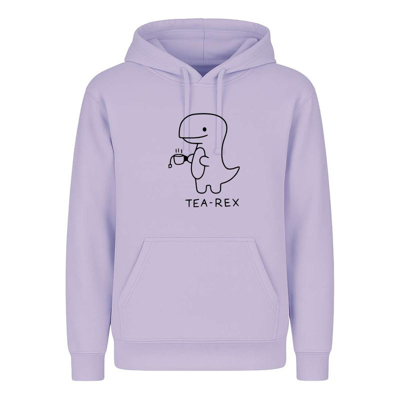 Sudadera Tea Rex Dinosaurio Con Té Cute Kawaii Regalo Unisex