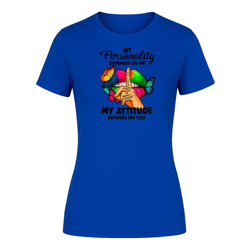 Playera "My Personality My Attitude" - Dama