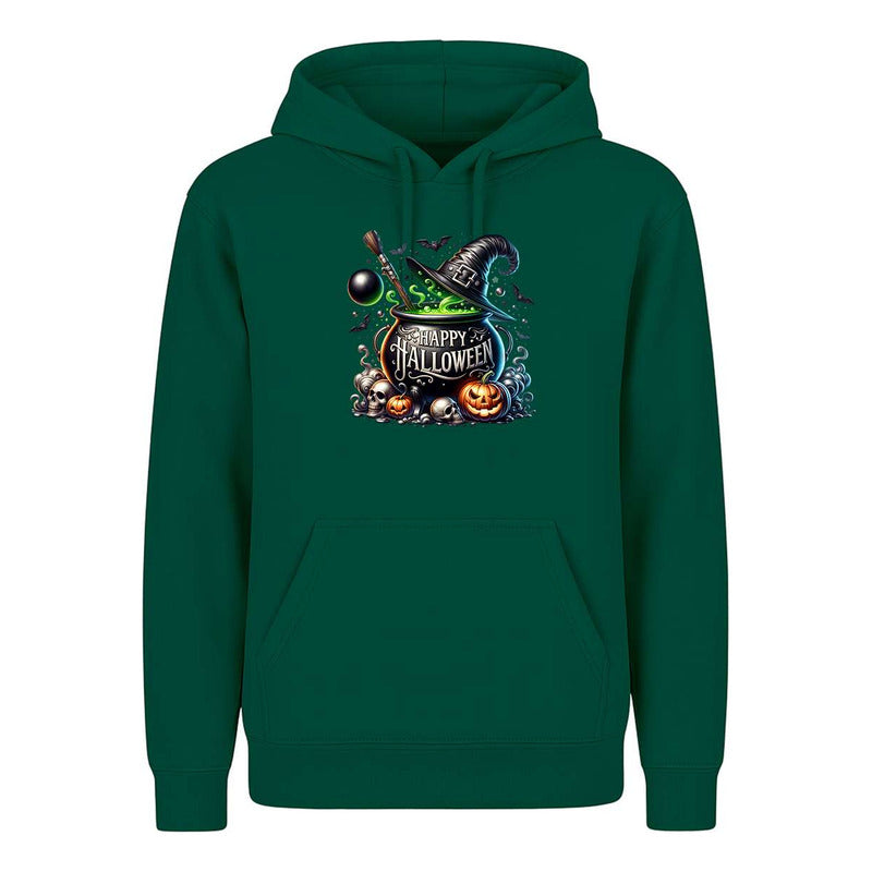 Sudadera Happy Halloween Caldero Bruja Calabaza Unisex