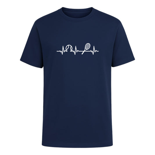 Playera Tennis Corazón Tenista Cardiograma Raqueta Unisex