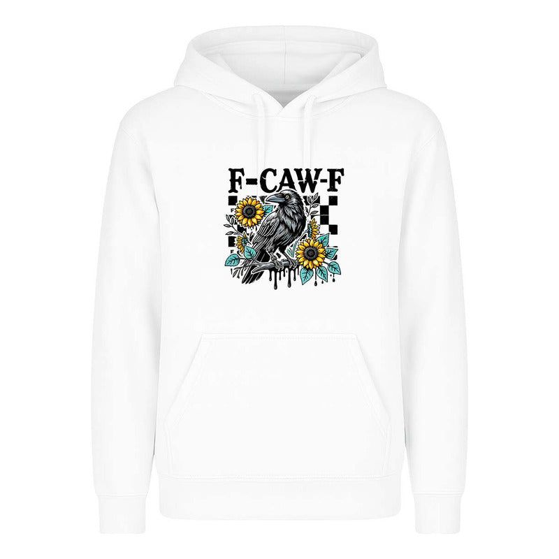 Sudadera F-caw-f Cuervo Humor Negro Broma Divertida Unisex