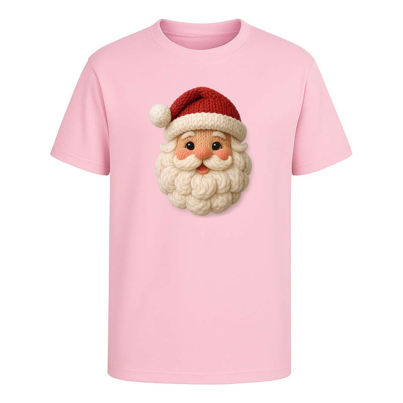 Playera Santa Tipo Knit Cute Navideña Kawaii Regalo Unisex