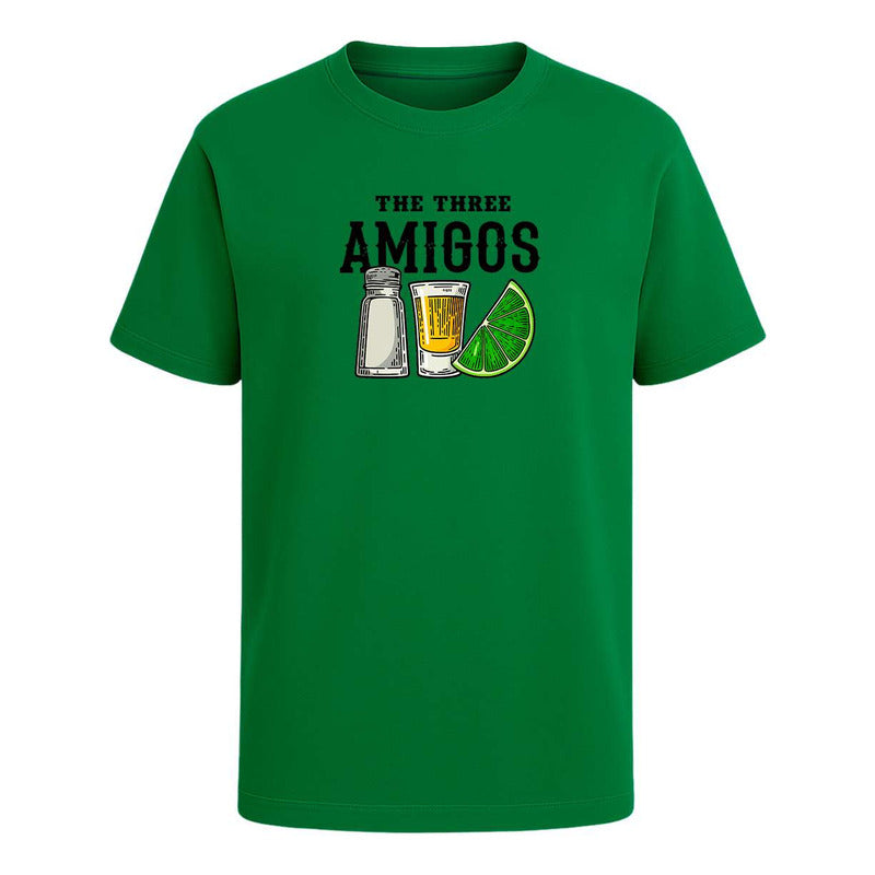 Playera The Three Amigos Tequila Sal Y Limón Fiesta Infantil