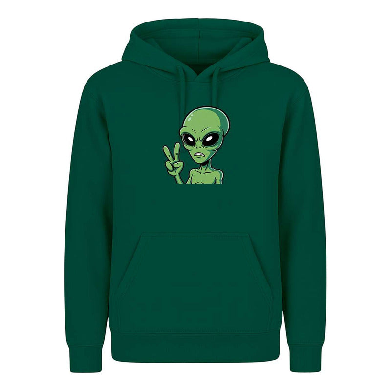 Sudadera Alien Señal De Paz Divertida Sci-fi Unisex