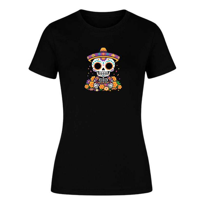 Playera "Calavera Catrín" Día de Muertos - Dama