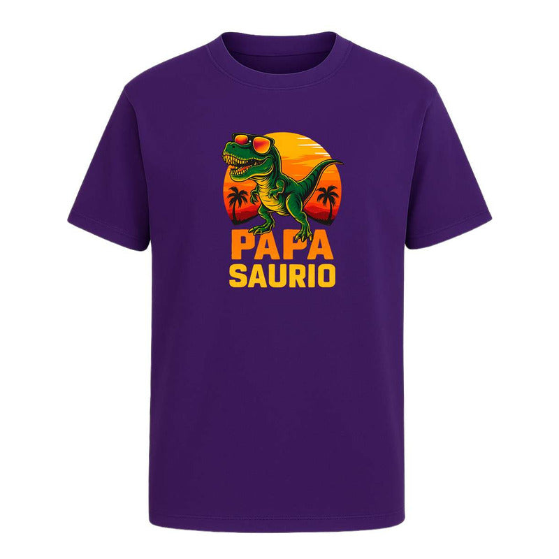 Playera Papá Saurio Dinosaurio Cool Regalo Papá Fans Unisex