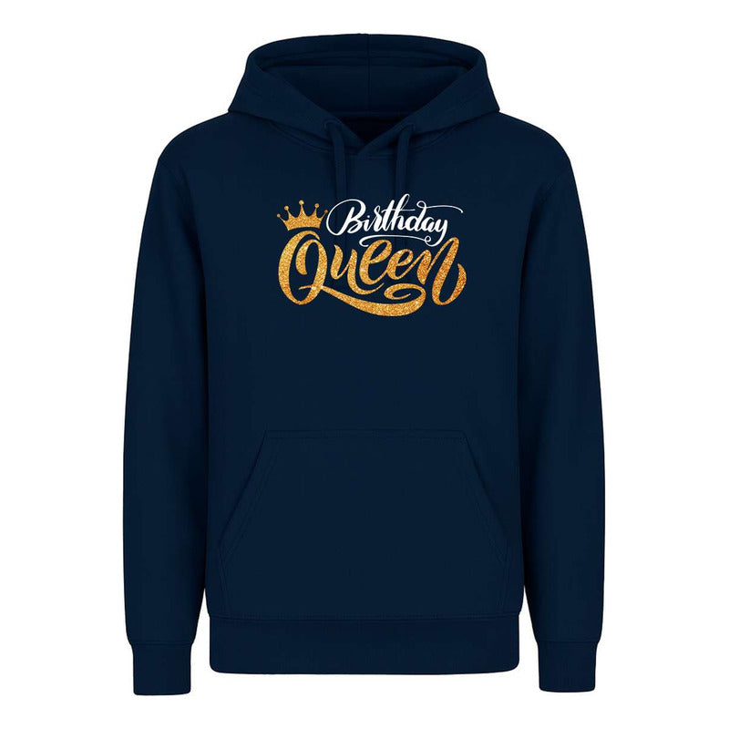 Sudadera Birthday Queen Efecto Glitter Regalo Cumpleaños