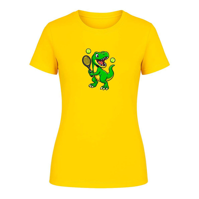 Playera "Dinosaurio Tenista" T-Rex - Dama