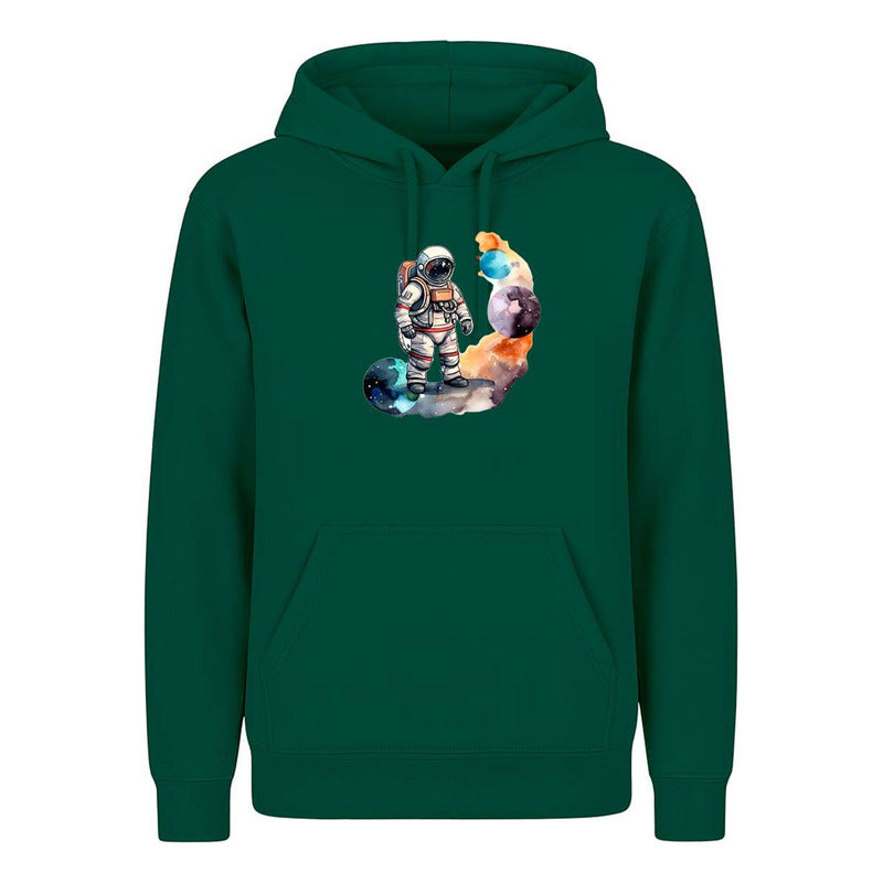 Sudadera Astronauta Acuarela Planetas Espacio Sci-fi Unisex