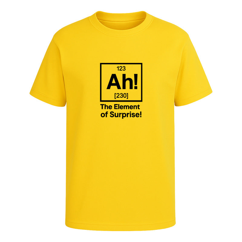 Playera Ah Elemento Sorpresa Frase Geek Química Funny Unisex