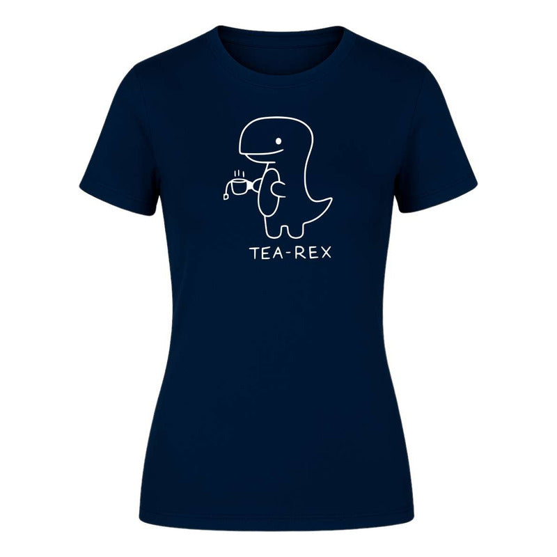 Playera "Tea Rex" Dinosaurio Kawaii - Dama