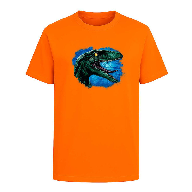 Playera Velociraptor Realista Dinosaurios Fans Cine Unisex