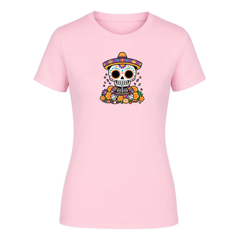 Playera "Calavera Catrín" Día de Muertos - Dama