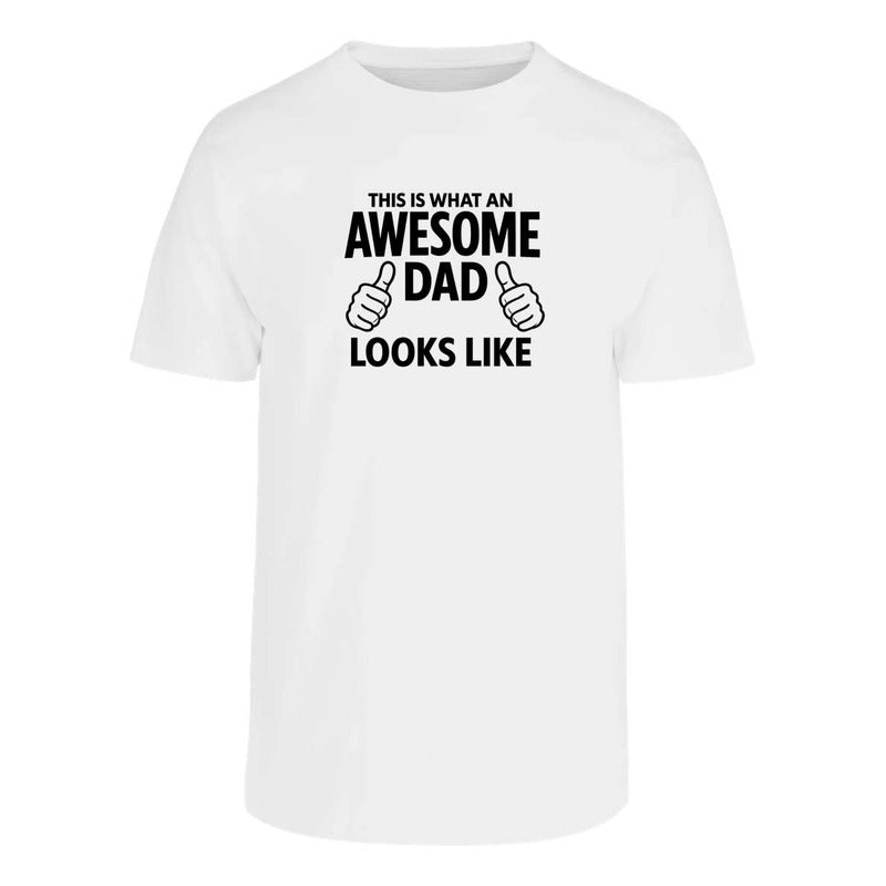 Playera Awesome Dad Día Del Padre  Regalo Original
