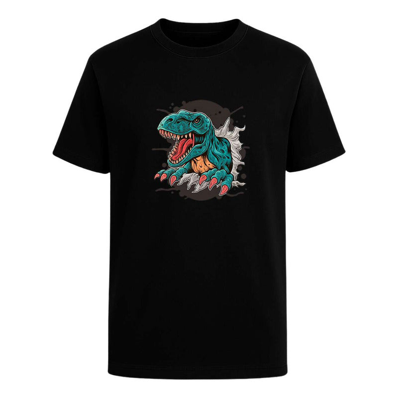 Playera "T-rex Rasgando Pared" - Infantil