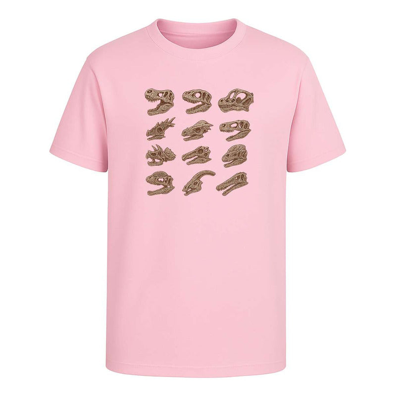 Playera "Cráneos de Dinosaurio" Fósiles - Hombre