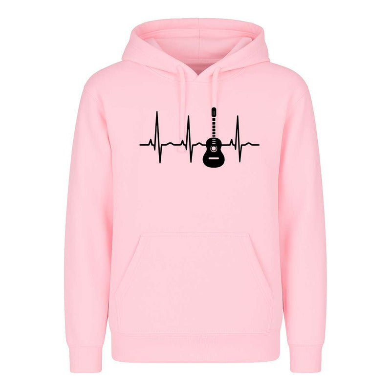 Sudadera Ritmo Del Corazón Guitarra Rock Fans Música Unisex