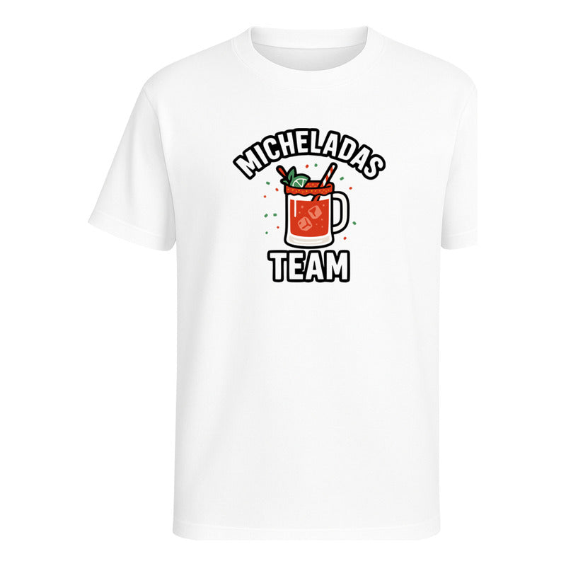Playera Micheladas Team Unisex Bar, Antro Y Amigos