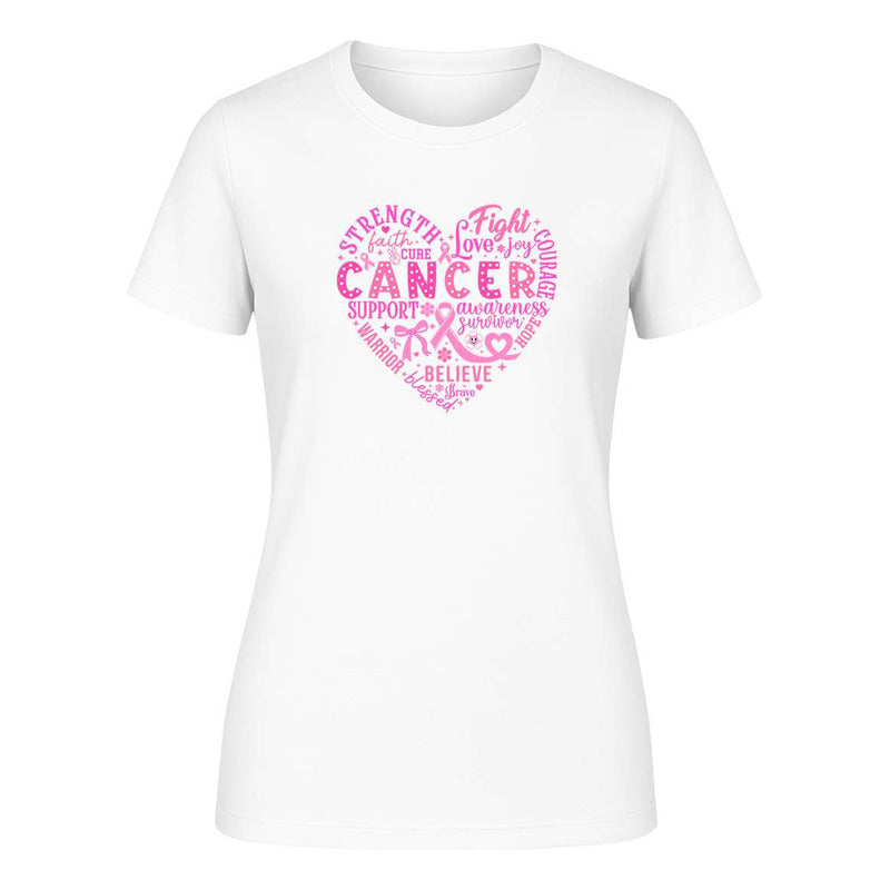 Playera Cancer Survivor Lucha Esperanza Amor Vida De Dama