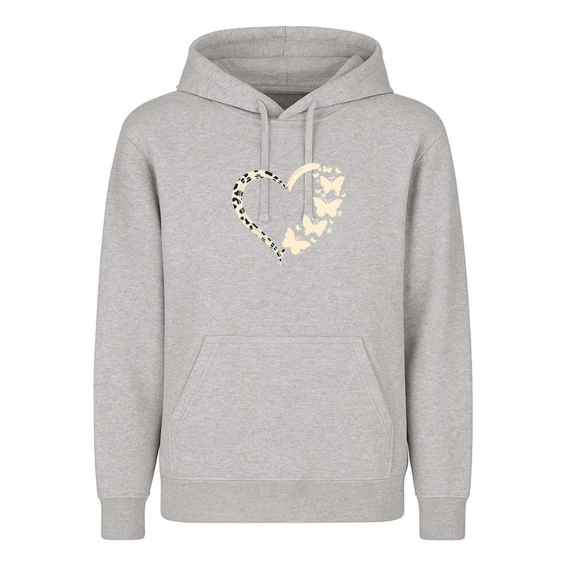 Sudadera Corazón Con Mariposas Regalo Pareja Y Amor Infantil