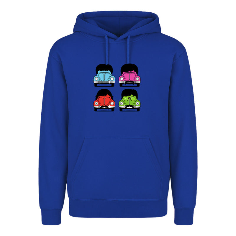 Sudadera Beatles Vochos Diseño Retro Rock Vintage Unisex