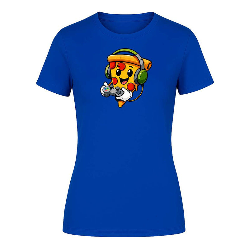 Playera "Pizza Gamer" con Audífonos - Dama