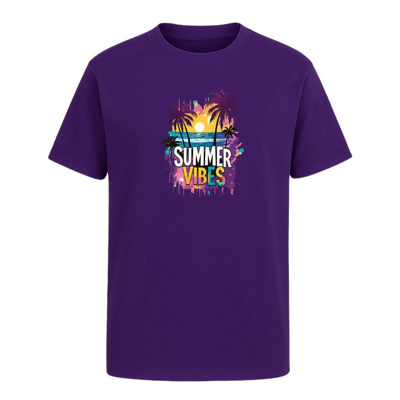 Playera "Summer Vibes Vacaciones" - Infantil