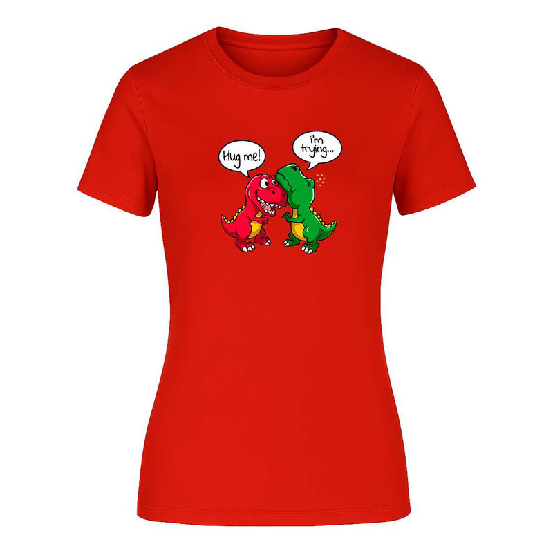 Playera "Dinosaurios Hug Me!" - Dama