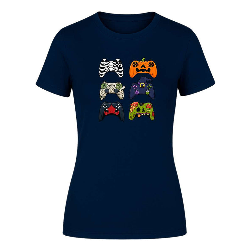 Playera Controles Gamer Halloween Videojuegos Regalo De Dama