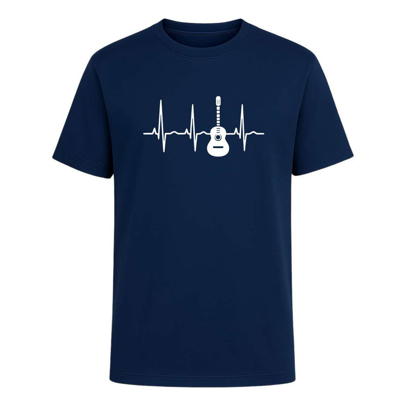 Playera Ritmo Del Corazón Guitarra Rock Fans Música Unisex