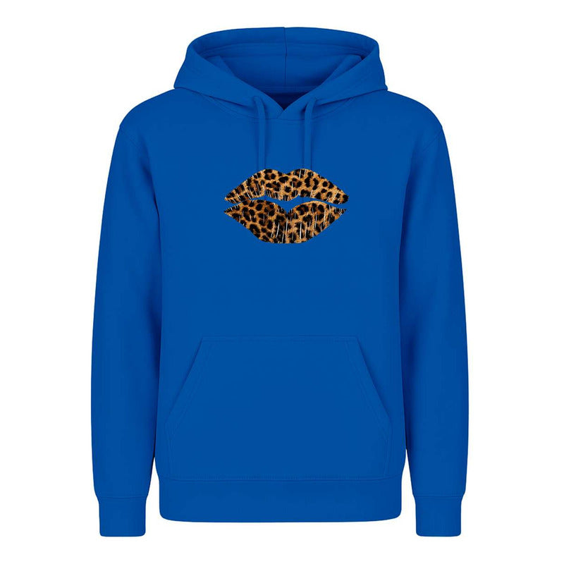 Sudadera Labios Animal Print Beso Sexy Moda Fiesta Unisex