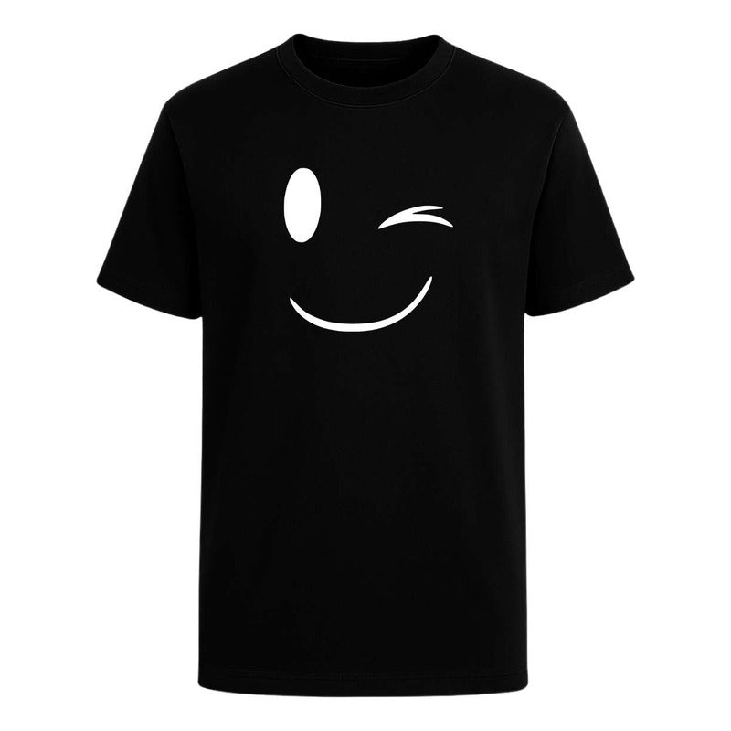 Playera Emoji Guiñando Ojo - Infantil