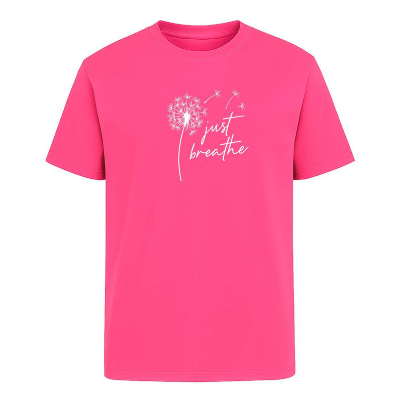 Playera Just Breathe Inspiración De Diario Motivación Unisex