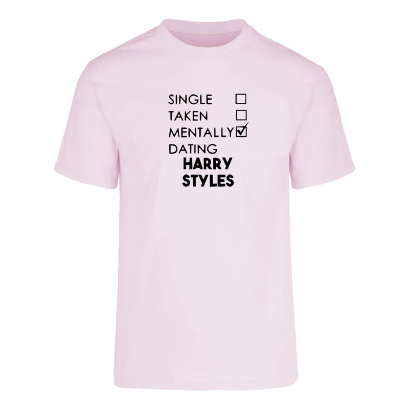 Playera "Fan Harry Styles Mentalmente Novia" - Infantil