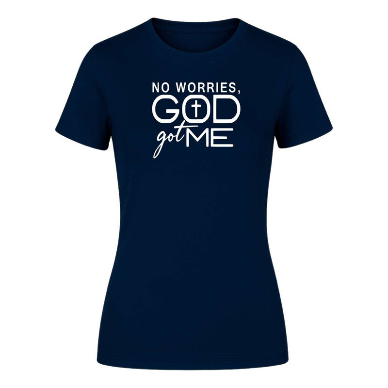 Playera "No Worries God Got Me" Cristiana - Dama