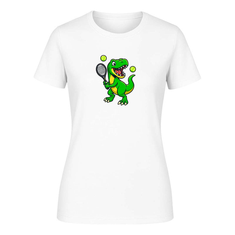 Playera "Dinosaurio Tenista" T-Rex - Dama