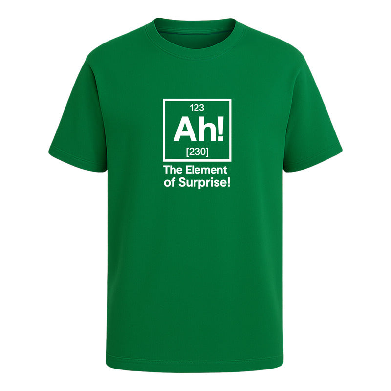 Playera "Ah! El Elemento Sorpresa" Química Geek - Hombre