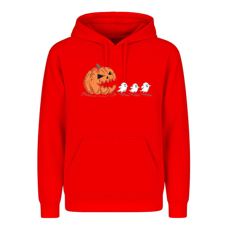 Sudadera Halloween Infantil Calabaza Fantasmas Estilo Pacman
