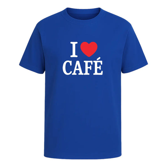 Playera I Love Café Ideal Para Coffee Lovers Para Hombre