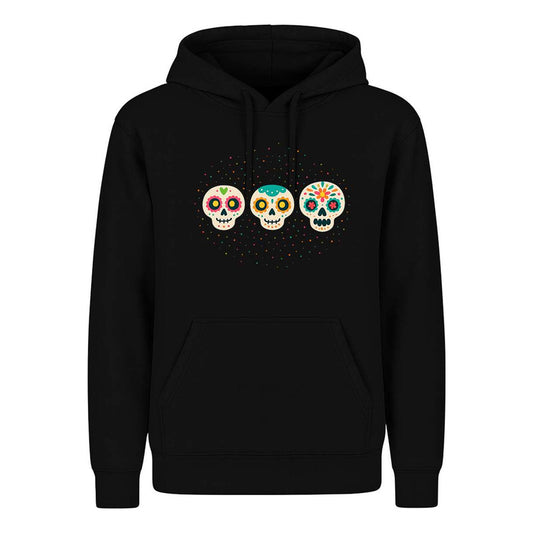 Sudadera Calaveras Coloridas Día De Muertos Arte Mexicano