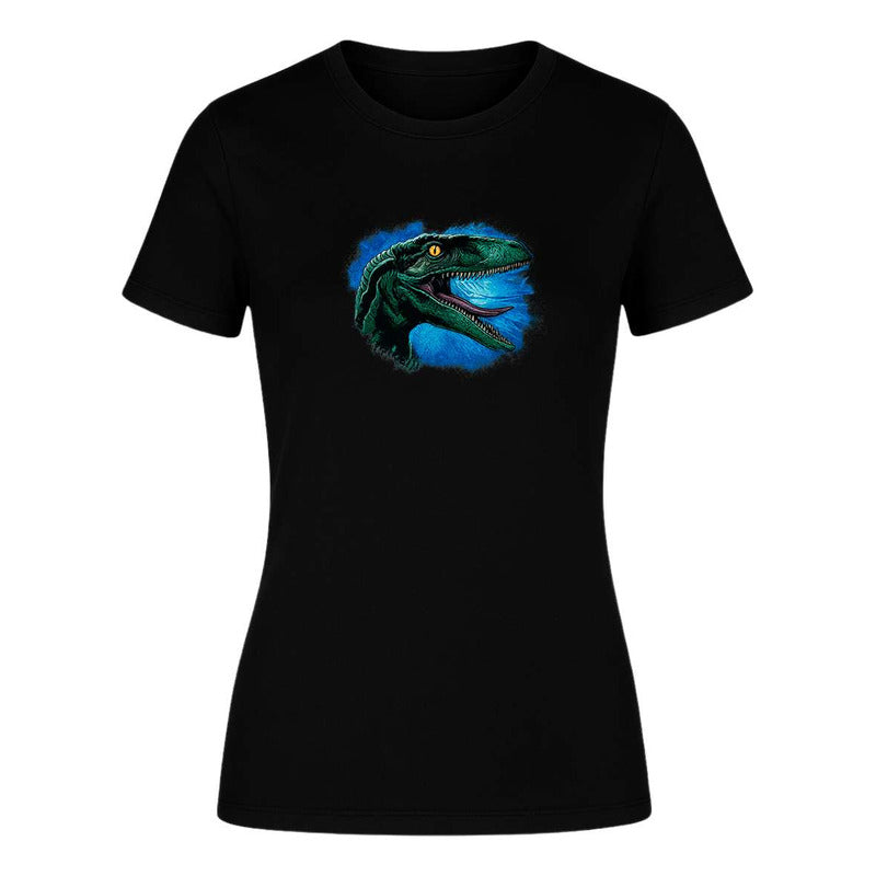 Playera "Velociraptor Realista" Geek - Dama