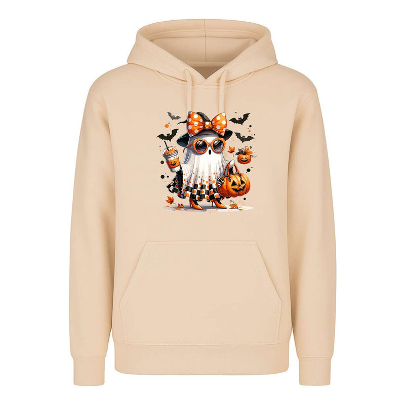 Sudadera Fantasma Fashion Con Calabaza Halloween Divertida