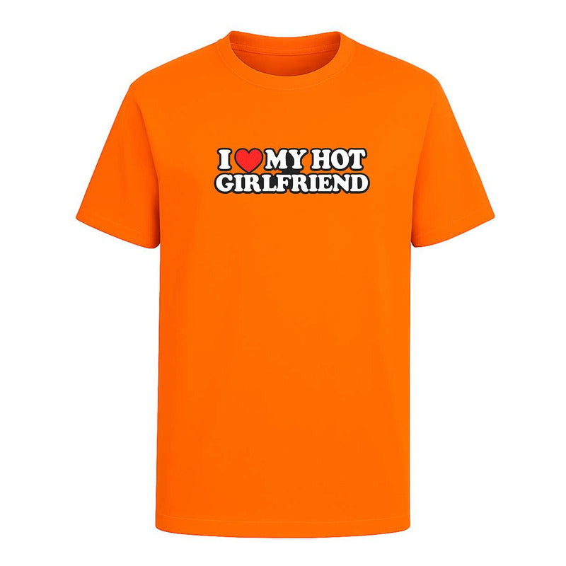 Playera "I Love My Hot Girlfriend" - Hombre