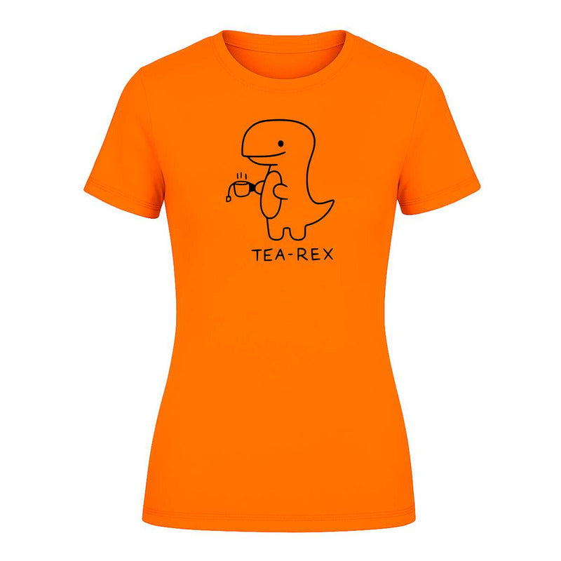 Playera "Tea Rex" Dinosaurio Kawaii - Dama