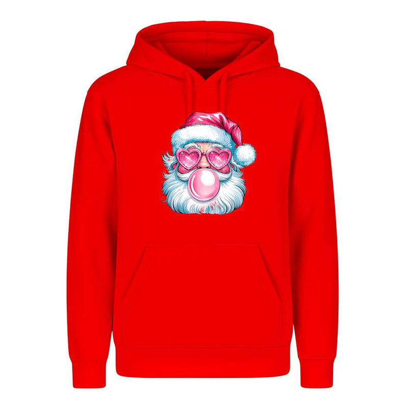 Sudadera Santa Cool Lentes Corazón Chicle Divertida Infantil