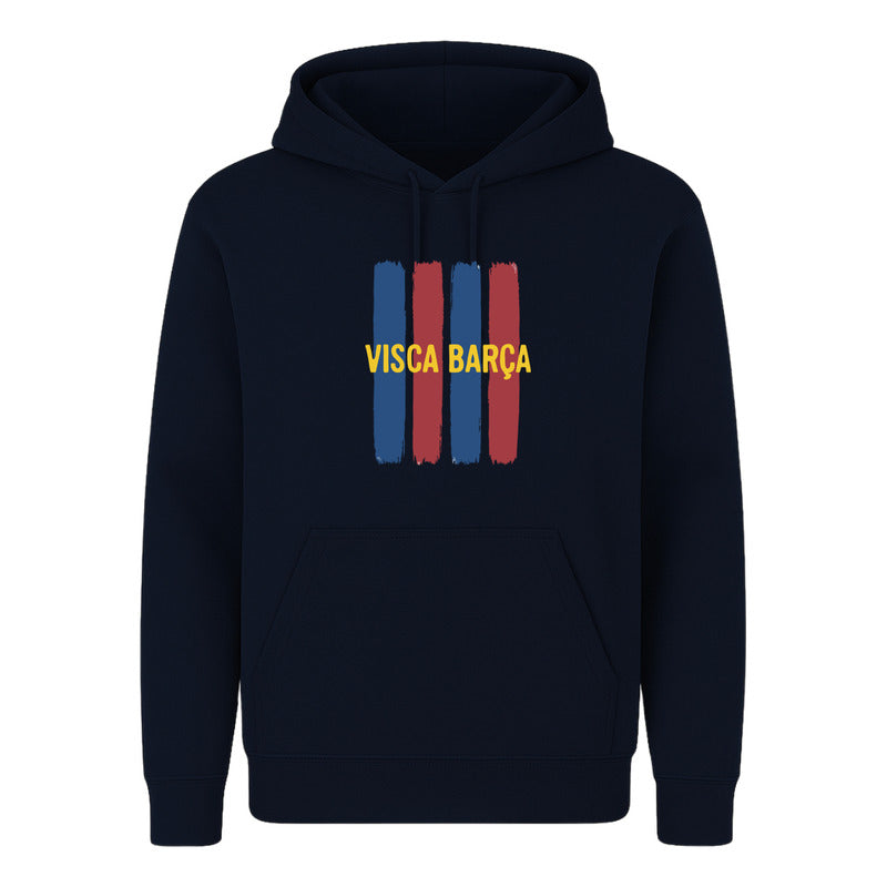Sudadera Visca Barça Unisex Diseño Afición Azulgrana Futbol