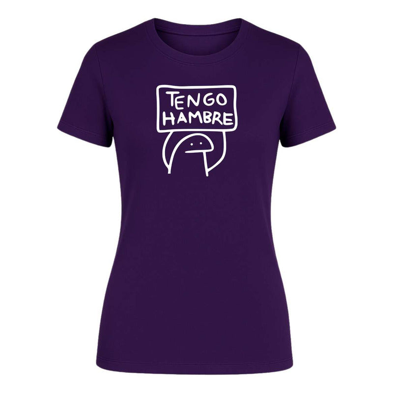 Playera "Tengo Hambre" Frase Divertida - Dama